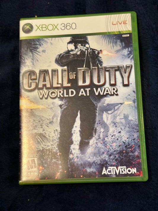 Xbox 360 Call of Duty World at War, 6 x 4 x 1