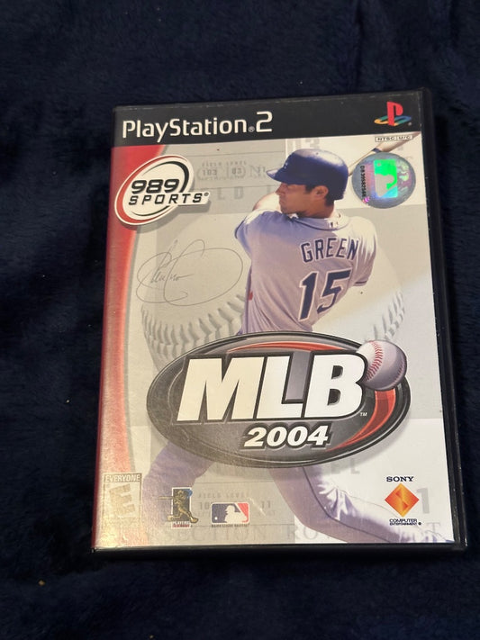 Ps2 MLB 2004 Video Game, 6 x 4 x 1