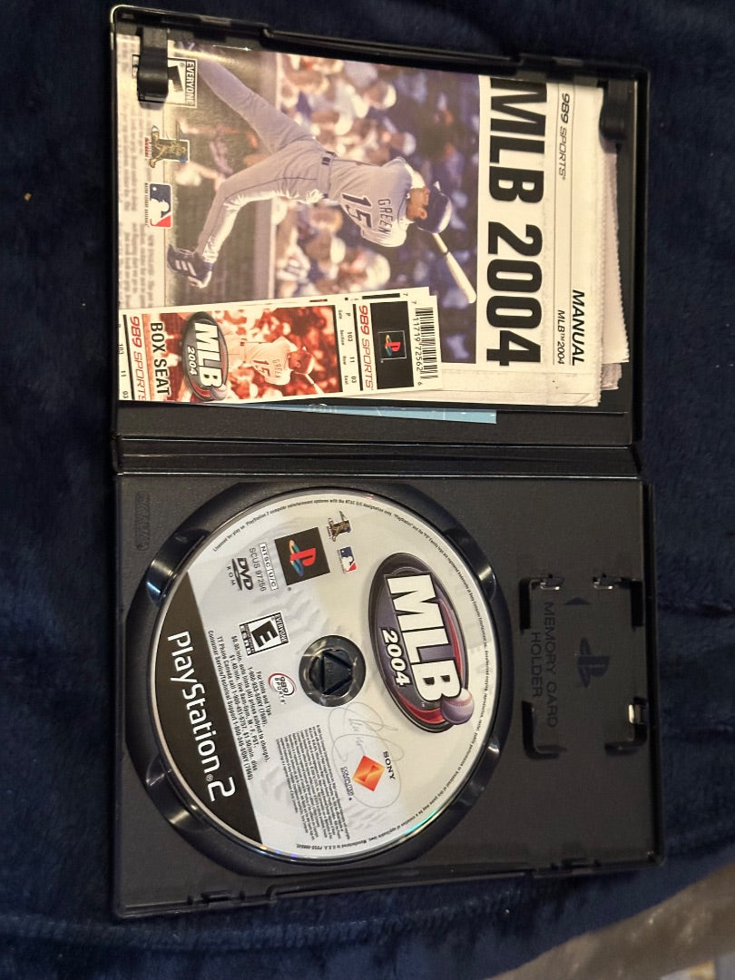 Ps2 MLB 2004 Video Game, 6 x 4 x 1