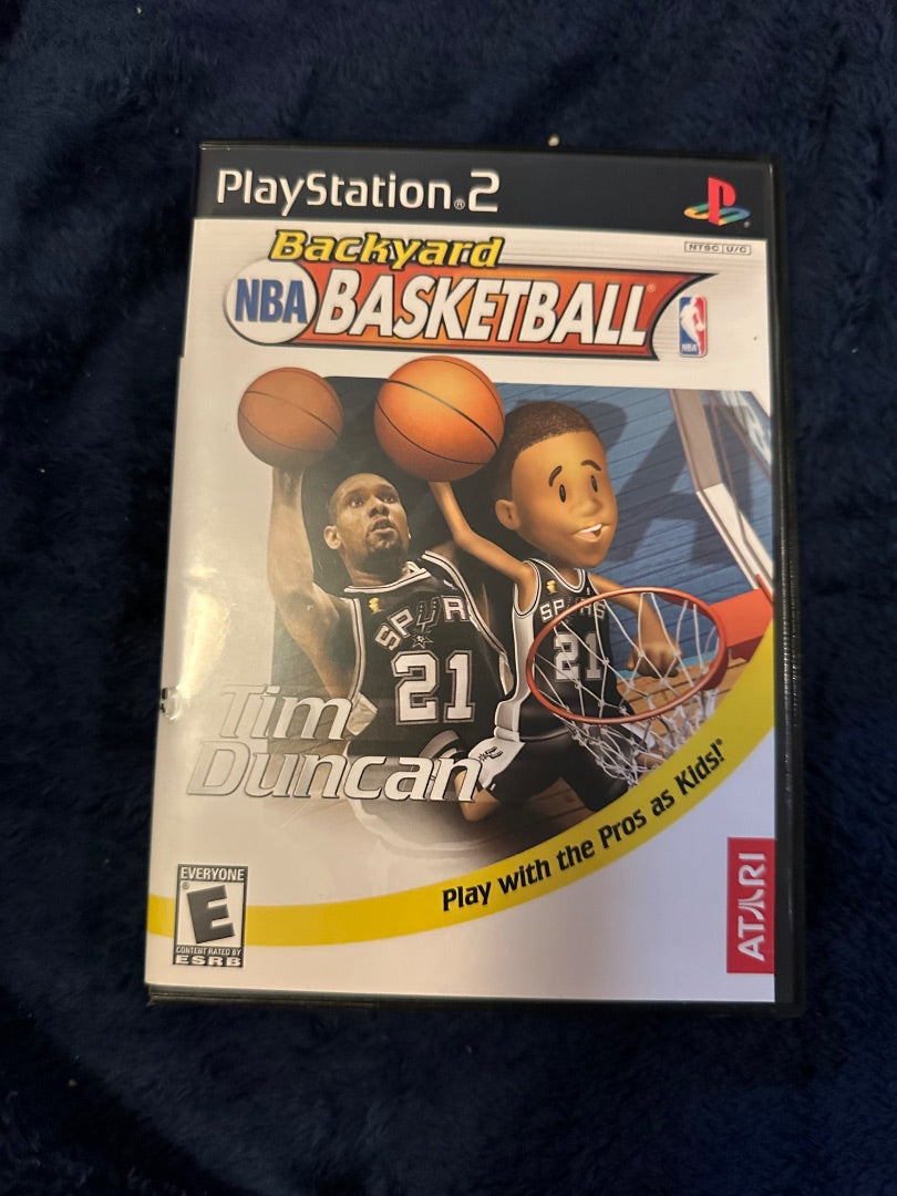 Ps2 Backyard Basketball Video Game, 6 x 4 x 1