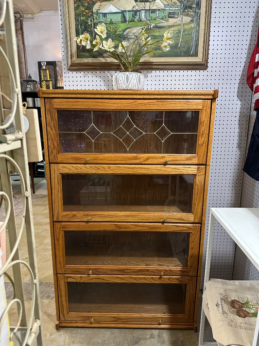 Vintage, 4-Tier Barrister Bookcase