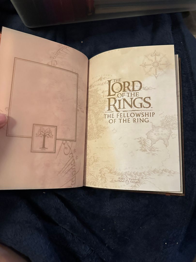 Brown  Lord of the Rings Leather Bound Journal, 6 x 4 x 1