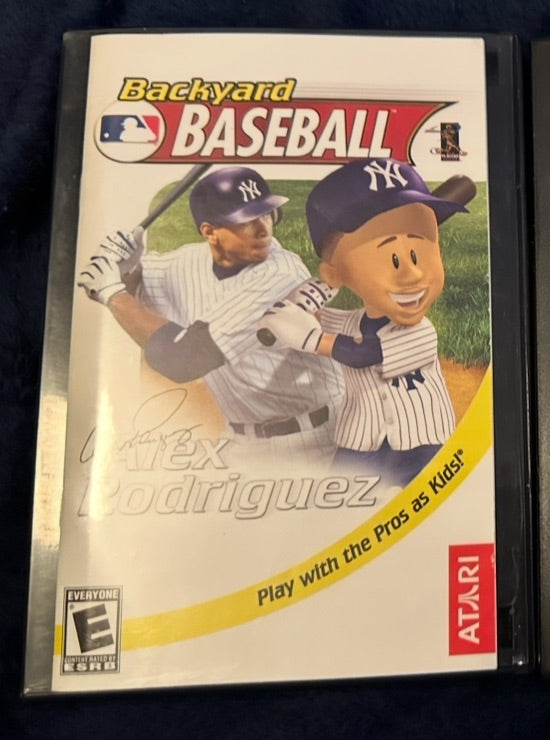 Ps2 Backyard Baseball Video Game, 6 x 4 x 1