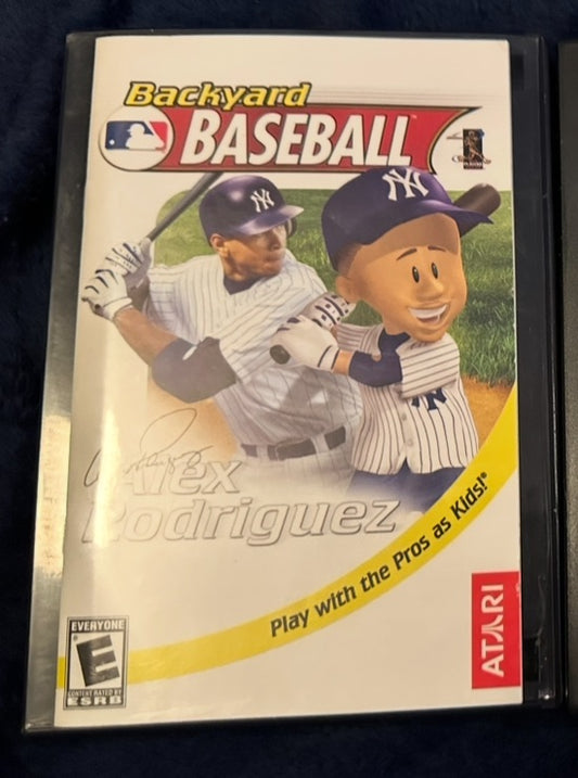 Ps2 Backyard Baseball Video Game, 6 x 4 x 1