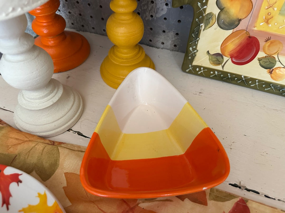 Candy corn bowl
