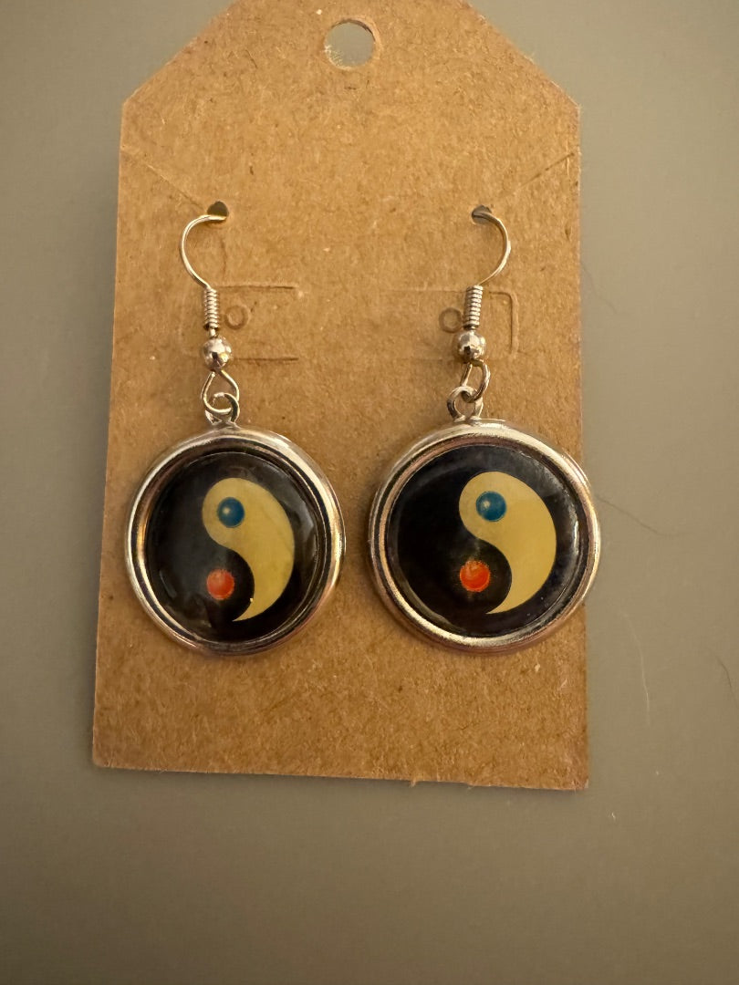 Yin Yang earrings