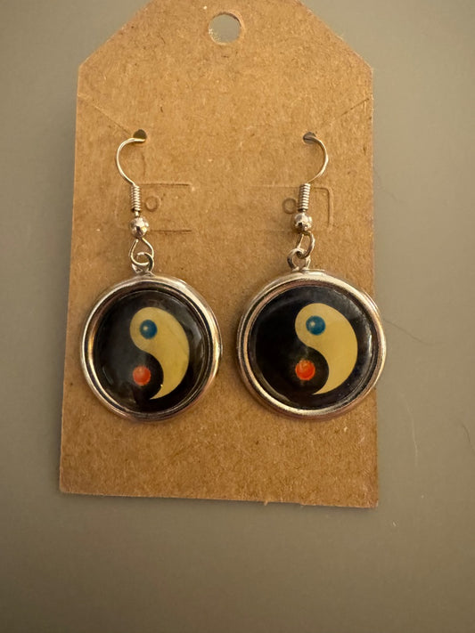 Yin Yang earrings