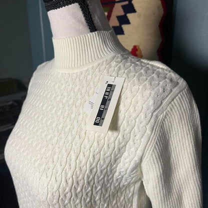NWT Off-White Cableknit Sweater Tee, M/L