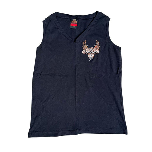 2008 Biker Patch Black Tank Top, L
