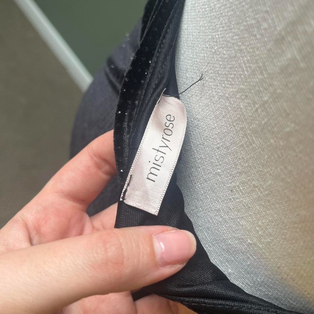 Black Sparkly Mini Skirt, XS