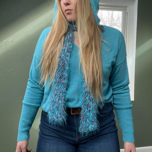 Blue Lounge Hoodie, M