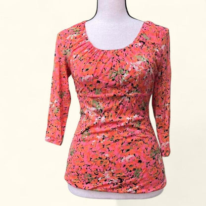 Y2K Colorful Mesh Top, As-Is, S