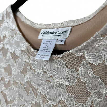 Ivory Lace Top, S