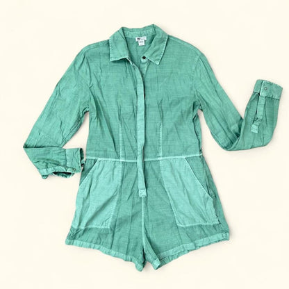 Billabong Mint Cotton Romper, M