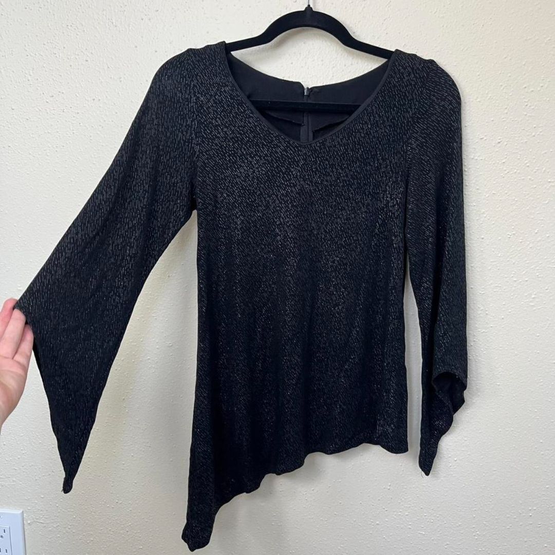 90s Shimmer Asymmetric Top, S