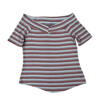 Charlotte Russe Off Shoulder Tee, XS/S