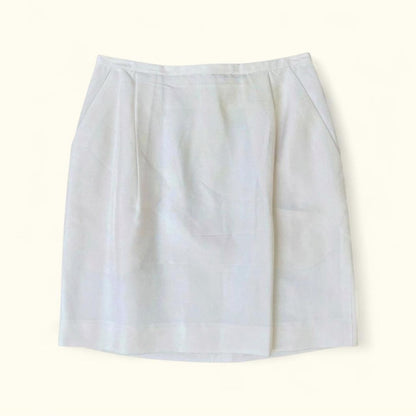 Ellen Tracy Silk Mini Skirt, XS