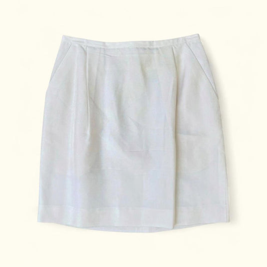 Ellen Tracy Silk Mini Skirt, XS