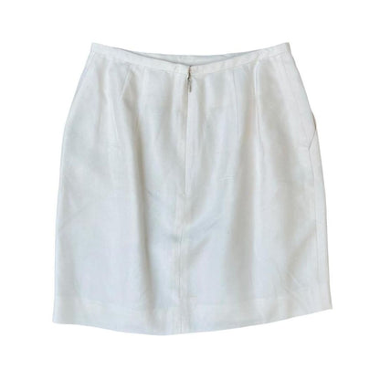 Ellen Tracy Silk Mini Skirt, XS