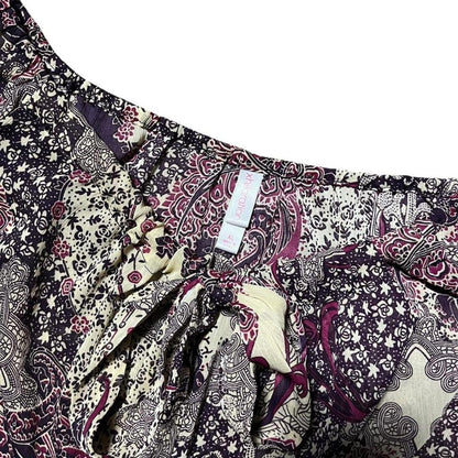 Y2K Xhilaration Boho Blouse, XL