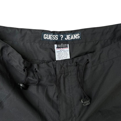 Y2K Guess Black Nylon Shorts, 8/10