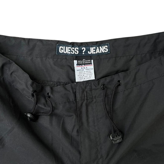 Y2K Guess Black Nylon Shorts, 8/10