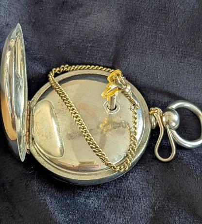 Illinois Pocket Watch - 7 Jewels - Size 18s - Key Wind - Serviced