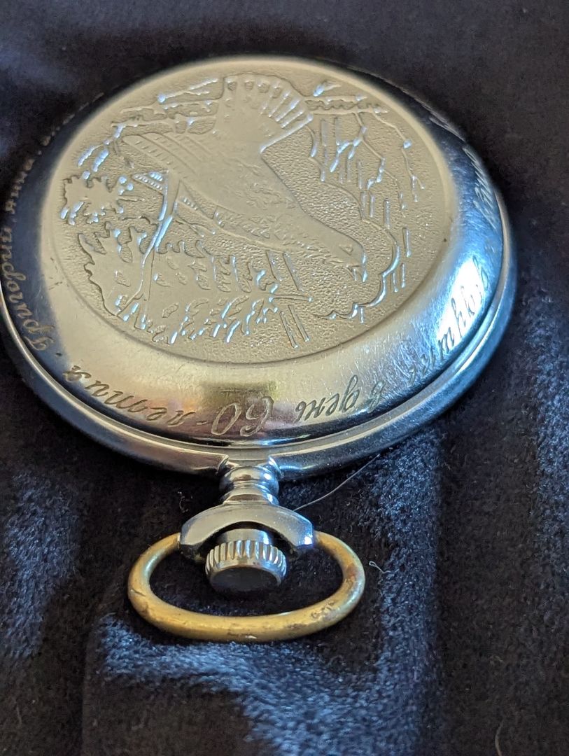 Molnija Pocket Watch - 18 J - size 16 - Runs Great
