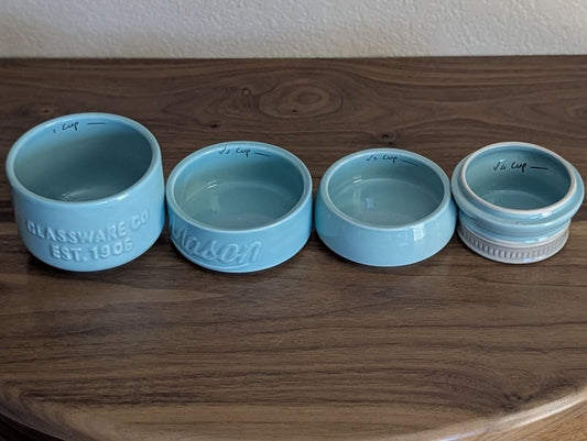 Mason jar measuring cups