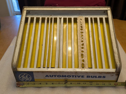 GE automotive lightbulb case/display