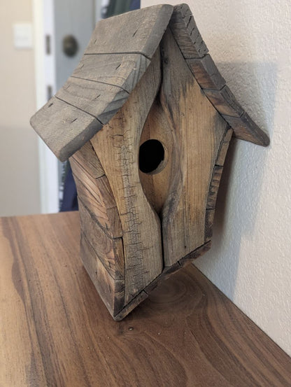 Wood birdhouse