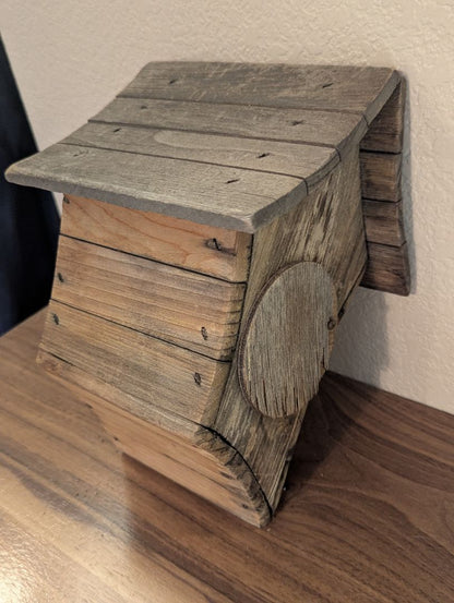 Wood birdhouse