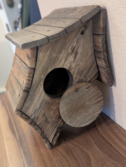Wood birdhouse