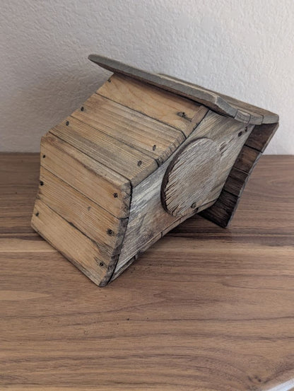 Wood birdhouse