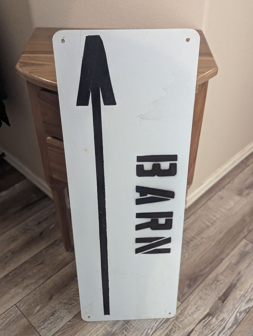 Cars & Pickups road sign