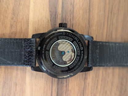 Stuhrling automatic Aviator dial watch - 21 Jewels