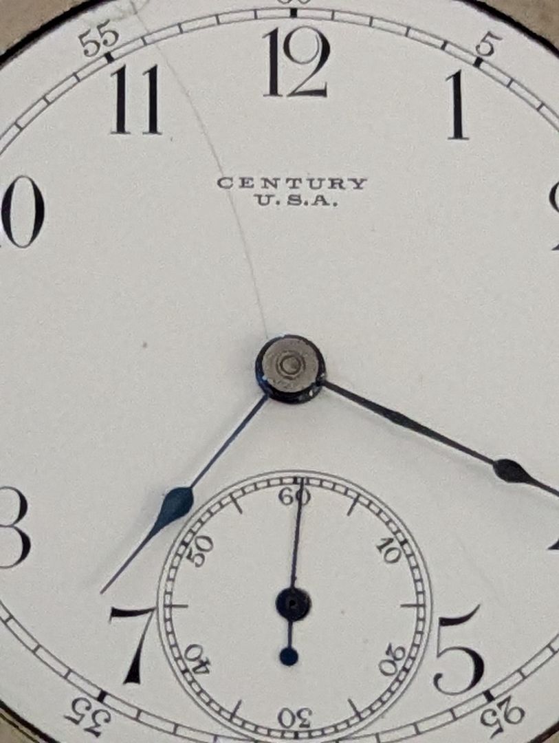 Seth Thomas Pocket Watch - Century - 7 Jewels - Size 18s - Serviced