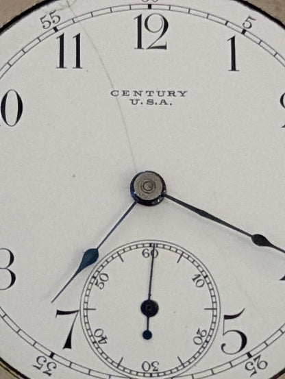 Seth Thomas Pocket Watch - Century - 7 Jewels - Size 18s - Serviced
