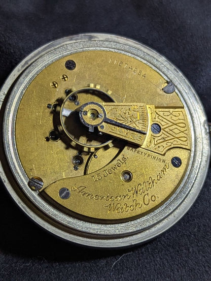 Waltham pocket watch - 15 Jewels - 18 size - Serviced