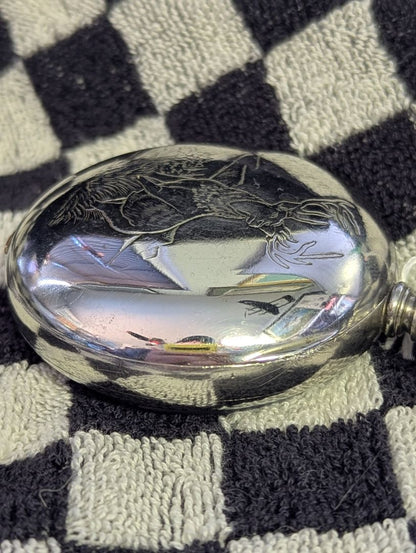 Waltham P.S. Bartlett Pocket Watch| 17 Jewels | Size 18s | Etched case with Stag | Serviced