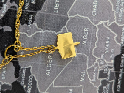 16" gold tone Pocket Watch chain - Fob & Knife