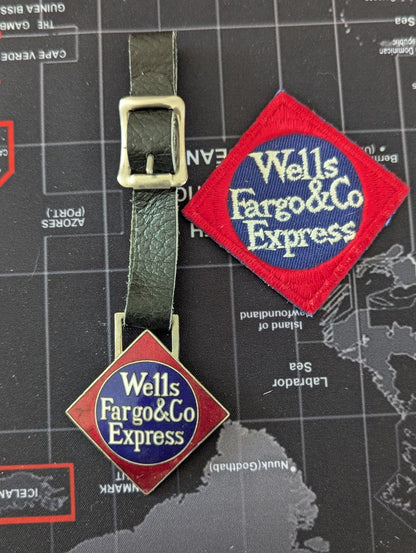 Wellsfargo Pocket Watch fob and patch