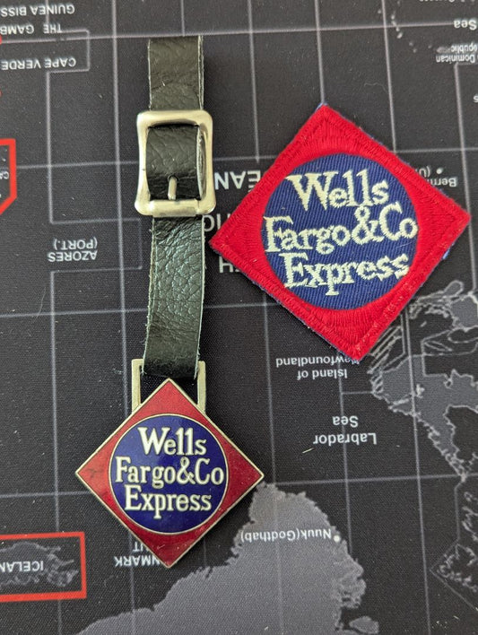 Wellsfargo Pocket Watch fob and patch