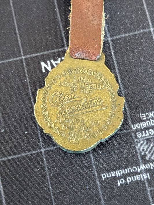 Antique Excelsior Auto Cycle watch fob