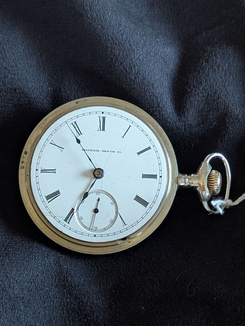 RARE 1887 Illinois Pocket Watch - 15 Jewels - Size 18s - Serviced