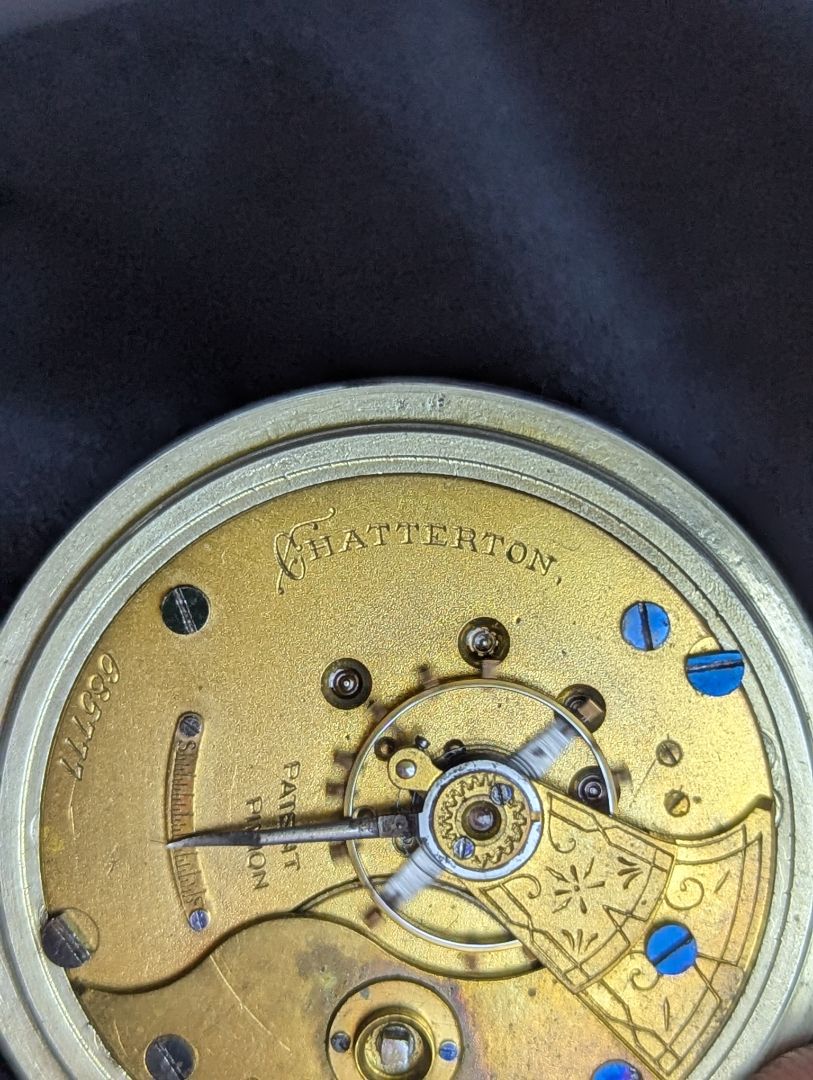 RARE 1887 Illinois Pocket Watch - 15 Jewels - Size 18s - Serviced