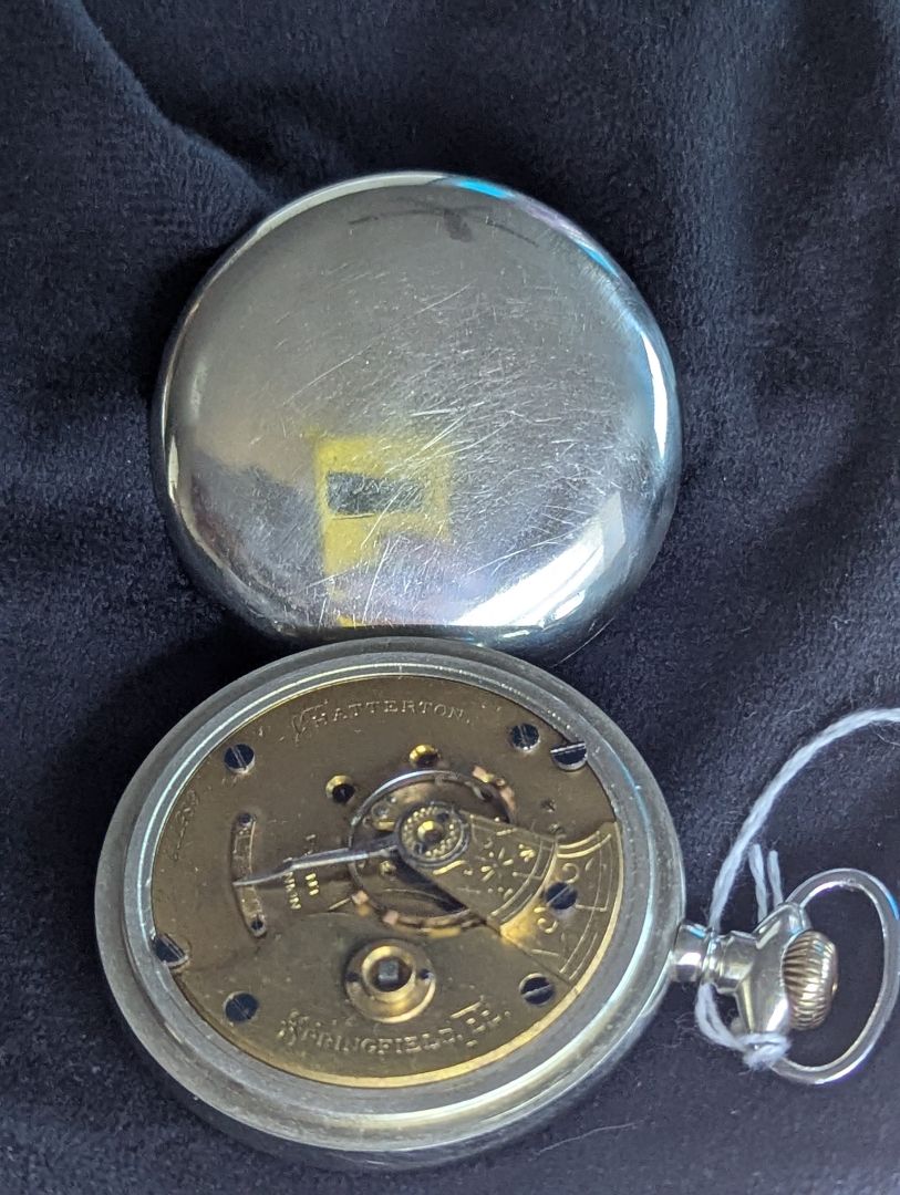RARE 1887 Illinois Pocket Watch - 15 Jewels - Size 18s - Serviced