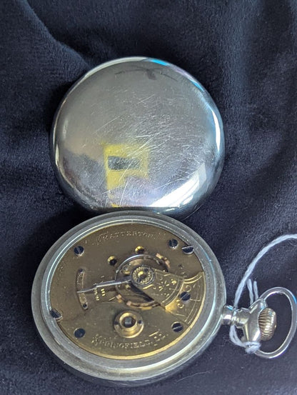 RARE 1887 Illinois Pocket Watch - 15 Jewels - Size 18s - Serviced