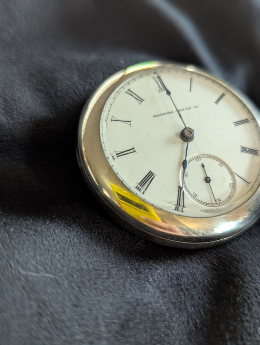 RARE 1887 Illinois Pocket Watch - 15 Jewels - Size 18s - Serviced