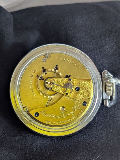Waltham Appleton Tracy Pocket Watch - 17 Jewels - Adjusted - Serviced